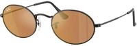 Ray - Ban Unisex Ray - Ban RB3547N OVAL 002/40 Sonnenbrillen Metall Schwarz Braun
