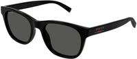 Gucci Herren Gucci GG1985S 001 Sonnenbrillen Injiziert Schwarz Grau Rund