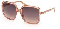 Guess Damen Guess GU00280 44B Sonnenbrillen Injiziert Orange Rauch Quadratisch...