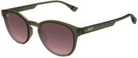 Maui Jim Unisex Maui Jim MJ0636S 003 Sonnenbrillen Bioinjiziert Gr&uuml;n Rosa Rund