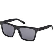Guess Herren Guess GU00166 01A Sonnenbrillen Injiziert Schwarz Rauch Quadratisch