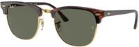 Ray - Ban Unisex Ray - Ban RB3016 CLUBMASTER 990/58 Sonnenbrillen Acetat Schildkr&ouml;te