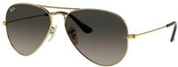 Ray - Ban Unisex Ray - Ban RB3025 AVIATOR 181/71 Sonnenbrillen Metall Gold Grau Pilot
