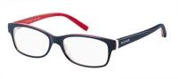 Tommy Hilfiger Unisex Tommy Hilfiger TH 1018 UNN Optische Fassungen Acetat Blau Rund