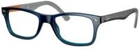 Ray - Ban Unisex Ray - Ban RX5228 5547 Optische Fassungen Plastik Blau Quadratisch