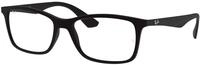 Ray - Ban Unisex Ray - Ban RX7047 5196 Optische Fassungen Injiziert Schwarz