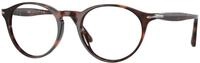 Persol Herren Persol PO2460V 1075 Optische Fassungen Metall Gold Transparent Pantos