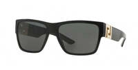 Versace Herren Versace VE4296 GB1/87 Sonnenbrillen Acetat Schwarz Grau Quadratisch