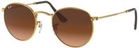 Ray - Ban Unisex Ray - Ban RB3447 ROUND METAL 9001A5 Sonnenbrillen Metall Gelb Rosa