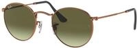 Ray - Ban Unisex Ray - Ban RB3447 ROUND METAL 9002A6 Sonnenbrillen Metall Bronze