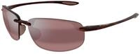 Maui Jim Unisex Maui Jim MJ0407S 003 Sonnenbrillen Injiziert Havanna Rosa Quadratisch