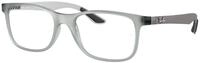 Ray - Ban Unisex Ray - Ban RX8903 5244 Optische Fassungen Injiziert Grau Transparent