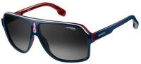 Carrera Herren Carrera CARRERA 1001/S 8RU/9O Sonnenbrillen Plastik Blau Grau
