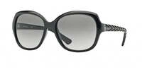 VOGUE EYEWEAR Damen VOGUE EYEWEAR VO2871S W44/11 Sonnenbrillen Injiziert Schwarz Grau