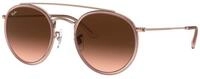 Ray - Ban Unisex Ray - Ban RB3647N 9069A5 Sonnenbrillen Metall Bronze Braun Rund