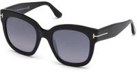 TOM FORD Damen TOM FORD FT0613 BEATRIX-02 01C Sonnenbrillen Acetat Schwarz Grau
