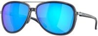 Oakley Damen Oakley OO4129 SPLIT TIME 412907 Sonnenbrillen Metall Blau Blau Rund