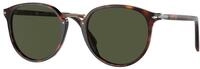 Persol Herren Persol PO3210S 24/31 Sonnenbrillen Acetat Schildkr&ouml;te Gr&uuml;n Rund