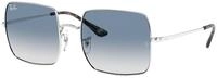 Ray - Ban Damen Ray - Ban RB1971 SQUARE 91493F Sonnenbrillen Metall Silber Blau