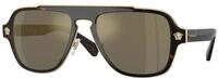 Versace Herren Versace VE2199 12524T Sonnenbrillen Metall Schildkr&ouml;te Grau