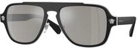 Versace Herren Versace VE2199 10006G Sonnenbrillen Metall Schwarz Grau Geometrisch