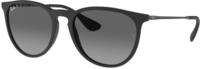 Ray - Ban Damen Ray - Ban RB4171 ERIKA 622/T3 Sonnenbrillen Injiziert Schwarz Grau