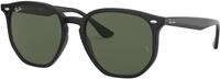 Ray - Ban Unisex Ray - Ban RB4306 601/71 Sonnenbrillen Injiziert Schwarz Gr&uuml;n