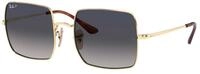 Ray - Ban Damen Ray - Ban RB1971 SQUARE 914778 Sonnenbrillen Metall Gold Blau