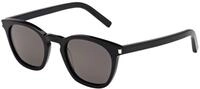 SAINT LAURENT Unisex SAINT LAURENT SL 28 002 Sonnenbrillen Acetat Schwarz Grau