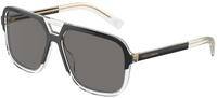 Dolce & Gabbana Herren Dolce & Gabbana DG4354 501/81 Sonnenbrillen Acetat Schwarz