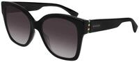 Gucci Damen Gucci GG0459S 001 Sonnenbrillen Plastik Schwarz Grau Quadratisch Normal