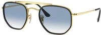 Ray - Ban Unisex Ray - Ban RB3648M THE MARSHAL II 91673F Sonnenbrillen Metall Gold