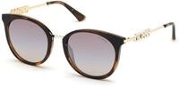 Guess Damen Guess GU7645 52G Sonnenbrillen Injiziert Rund Normal Spiegel