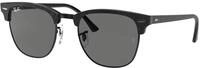 Ray - Ban Unisex Ray - Ban RB3016 CLUBMASTER 1305B1 Sonnenbrillen Acetat Schwarz Grau