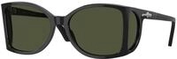 Persol Herren Persol PO0005 95/31 Sonnenbrillen Acetat Schwarz Gr&uuml;n Quadratisch
