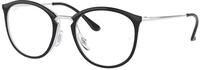 Ray - Ban Damen Ray - Ban RX7140 5852 Optische Fassungen Injiziert Schwarz