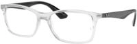Ray - Ban Unisex Ray - Ban RX7047 5943 Optische Fassungen Injiziert Transparent