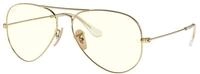 Ray - Ban Unisex Ray - Ban RB3025 AVIATOR 001/5F Sonnenbrillen Metall Gold Grau Pilot