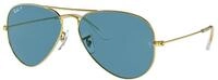 Ray - Ban Unisex Ray - Ban RB3025 AVIATOR 9196S2 Sonnenbrillen Metall Gold Blau Pilot