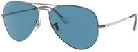 Ray - Ban Unisex Ray - Ban RB3689 AVIATOR METAL II 004/S2 Sonnenbrillen Metall Grau