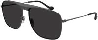 Gucci Herren Gucci GG0909S 001 Sonnenbrillen Metall Ruthenium Grau Quadratisch Normal