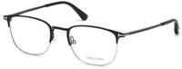 TOM FORD Herren TOM FORD FT5453 002 Optische Fassungen Metall Schwarz Geometrisch
