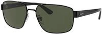 Ray - Ban Herren Ray - Ban RB3663 002/31 Sonnenbrillen Metall Schwarz G15 Geometrisch