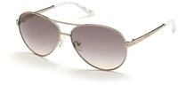 Guess Damen Guess GU7470-S 28E Sonnenbrillen Metall Gold Braun Pilot Normal