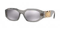 Versace Herren Versace VE4361 311/6G Sonnenbrillen Nylon Grau Grau Geometrisch
