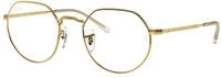 Ray - Ban Unisex Ray - Ban RX6465 JACK 3086 Optische Fassungen Metall Gold