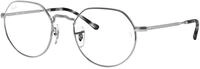 Ray - Ban Unisex Ray - Ban RX6465 JACK 2501 Optische Fassungen Metall Silber