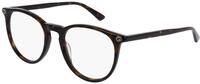 Gucci Damen Gucci GG0027O 002 Optische Fassungen Plastik Havanna Transparent Rund