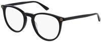 Gucci Damen Gucci GG0027O 001 Optische Fassungen Plastik Schwarz Transparent Rund