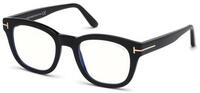 TOM FORD Herren TOM FORD FT5542-B 001 Optische Fassungen Acetat Schwarz Geometrisch
